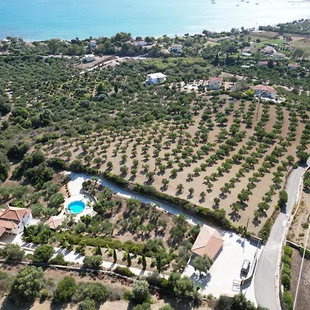 Vrisoules Poolvilla Semesterbostad