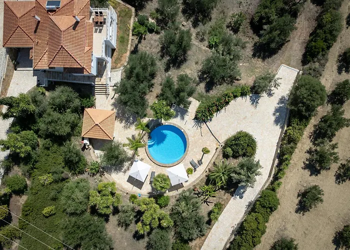 펜션 Vrisoules Poolvilla 메토니